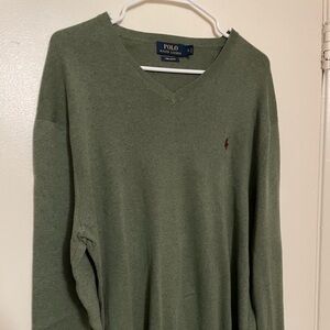 Polo Ralph Lauren Pima Cotton V neck Sweater XL
